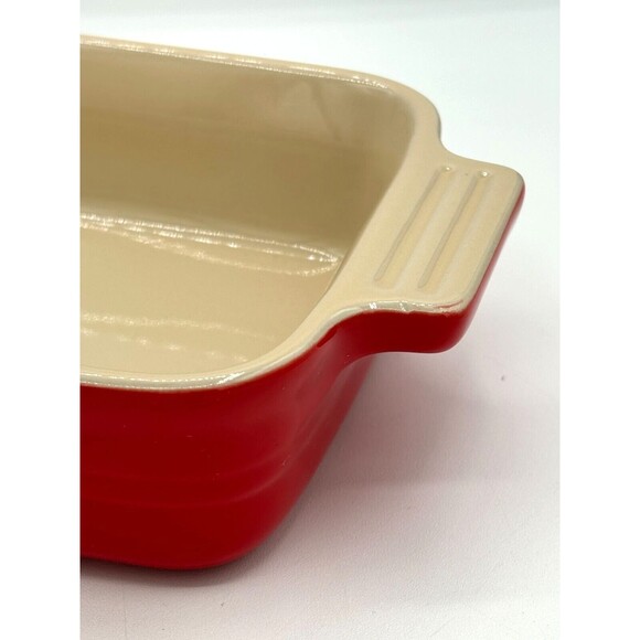 Le Creuset Heritage Stoneware Rectangular Baker Dish (5x7) 10-32 & Ramekin 06.05 - Picture 7 of 16